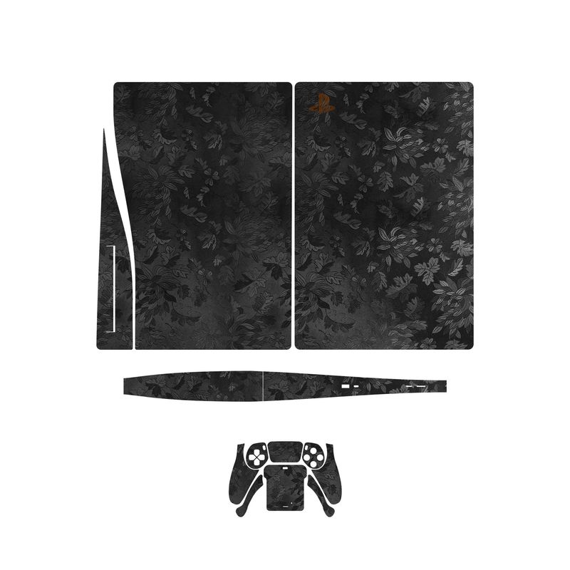 برچسب کنسول و دسته بازی ps5 ماهوت مدل black wildflower